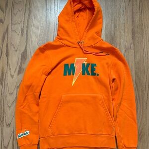 Nike Jordan Gatorade Collection Orange Hoodie Be Like Mike Edition